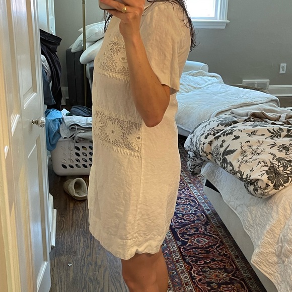 ROHE beaded and embroidered linen dress - Picture 2 of 6